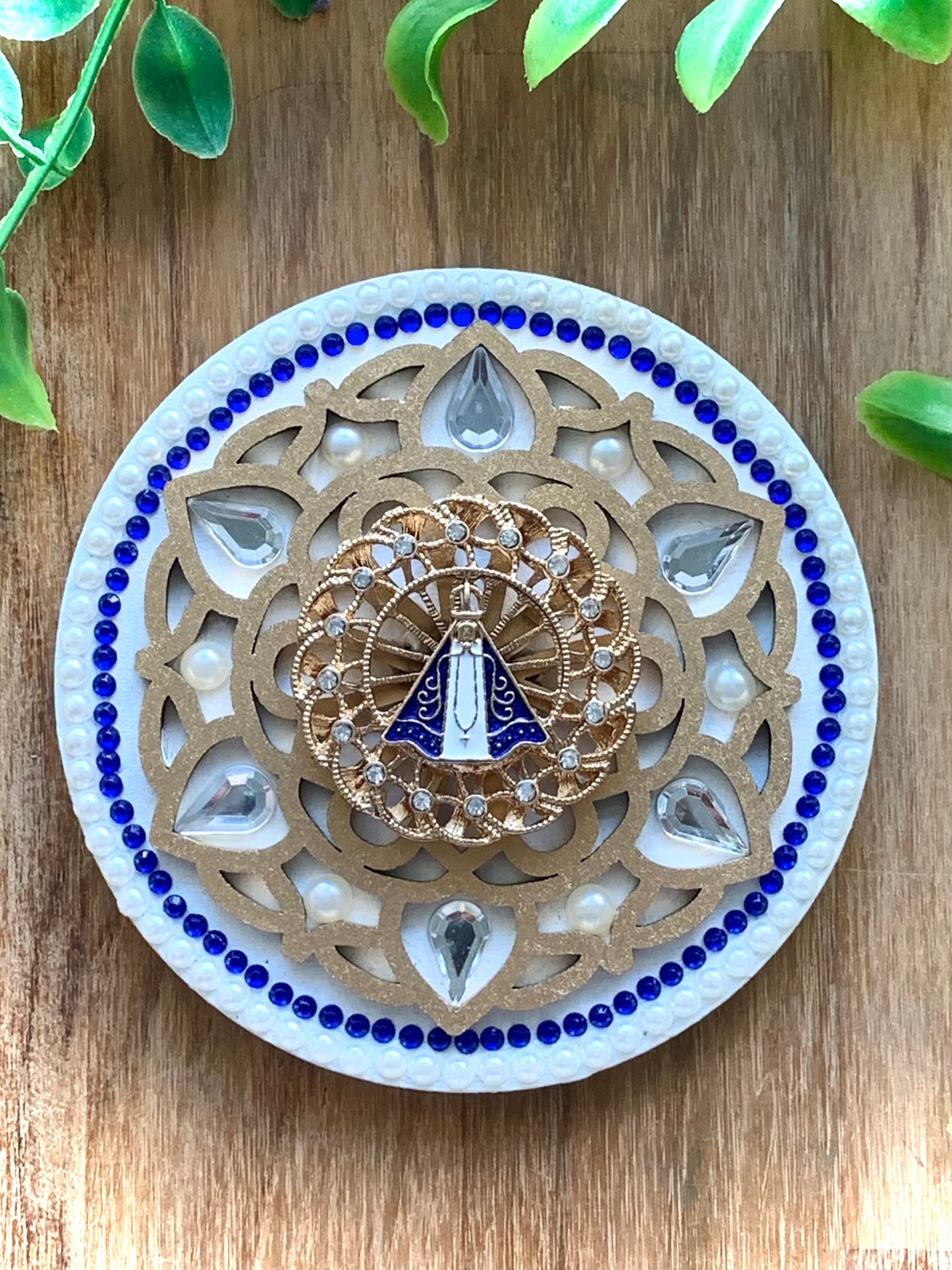 Mandala Nossa Senhora Aparecida 10cm