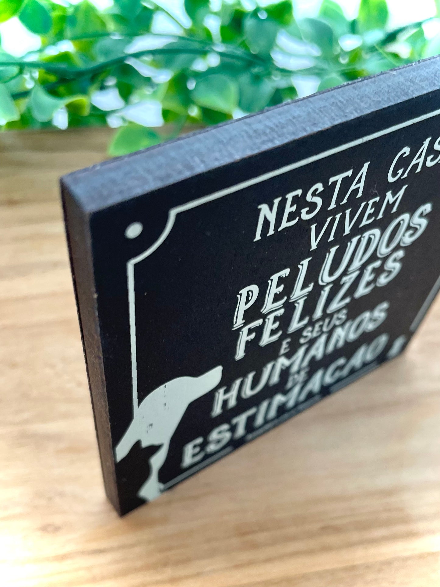 Kit Pet -  Íma "Nesta Casa Vivem Peludos Felizes..." - São Francisco