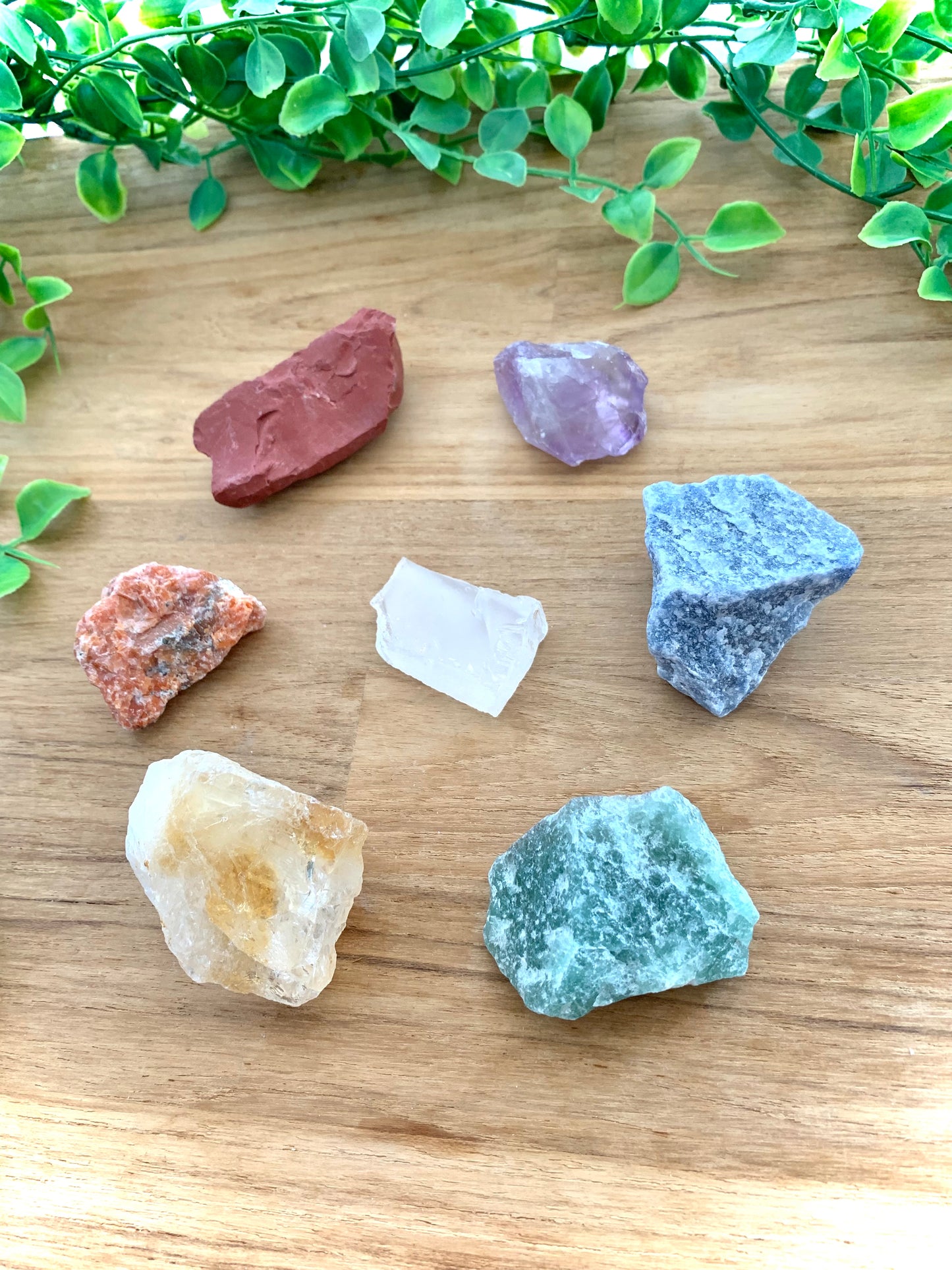 Kit Pedras dos Chakras - Brutas