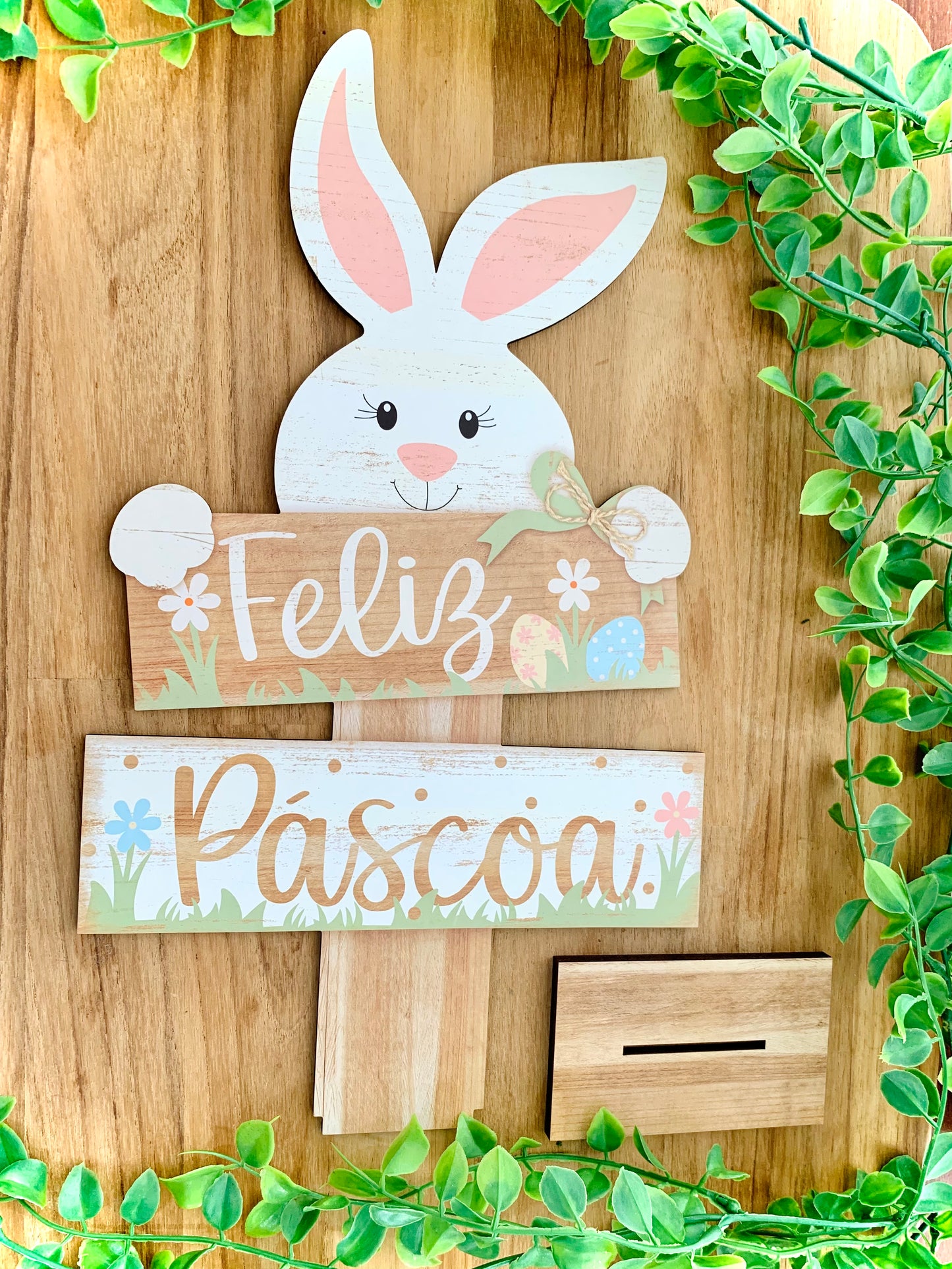 Placa MDF - Feliz Páscoa