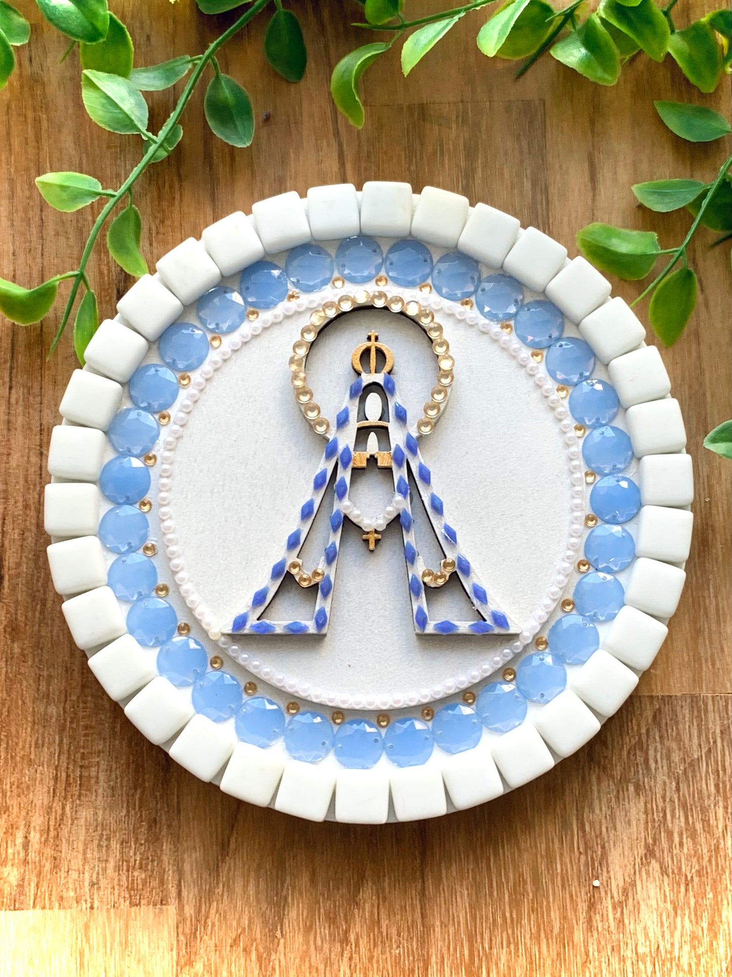 Mandala Nossa Senhora Aparecida 15cm