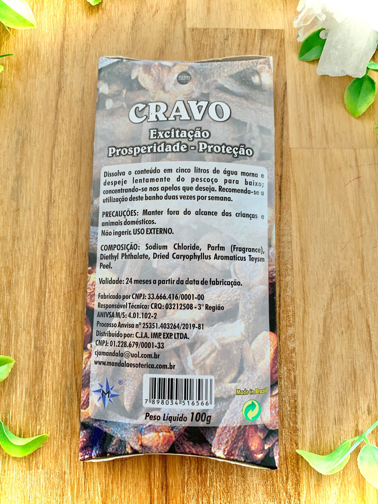 Sal de Banho Cravo