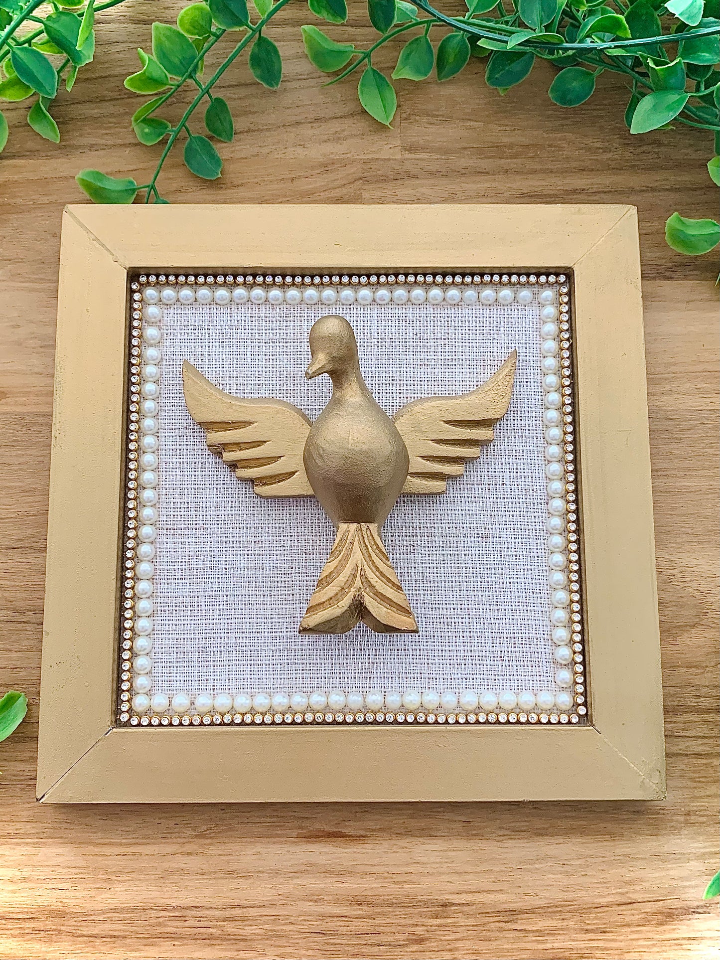 Quadro Espírito Santo - Dourado