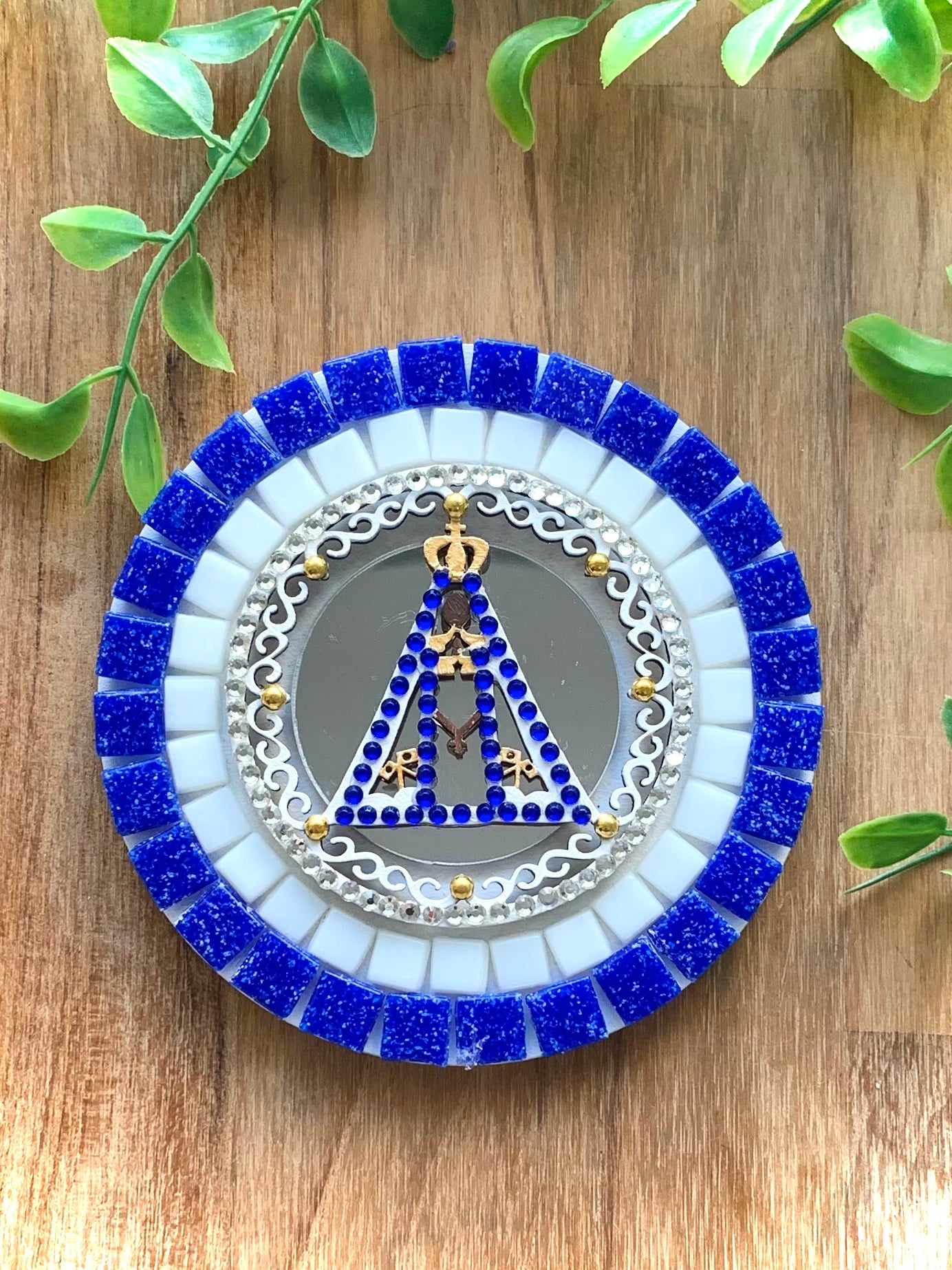 Mandala Nossa Senhora Aparecida 11cm