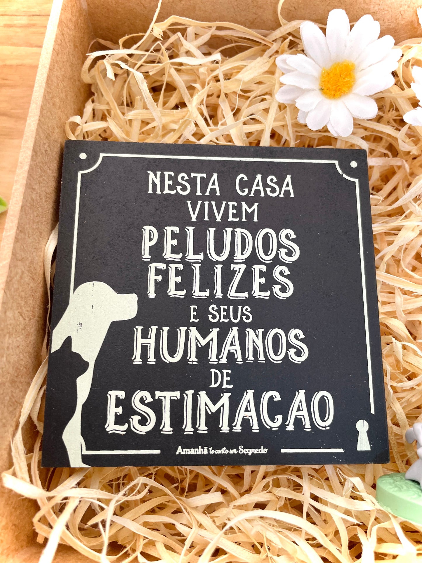 Kit Pet - Íma "Nesta Casa Vivem Peludos Felizes..." - São Francisco