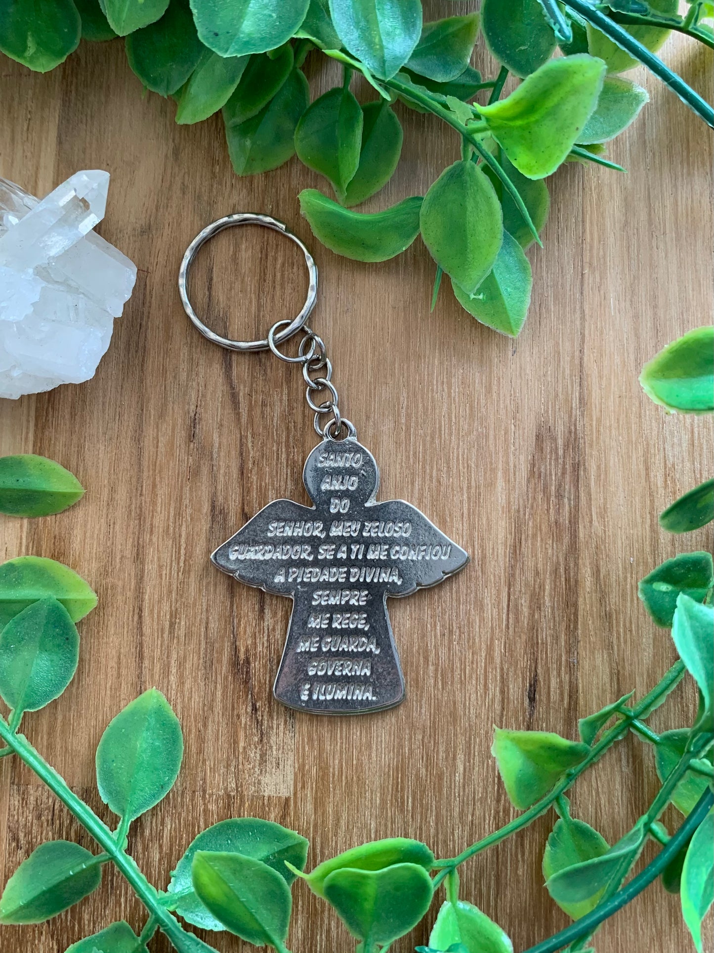 Chaveiro Placa de Anjo