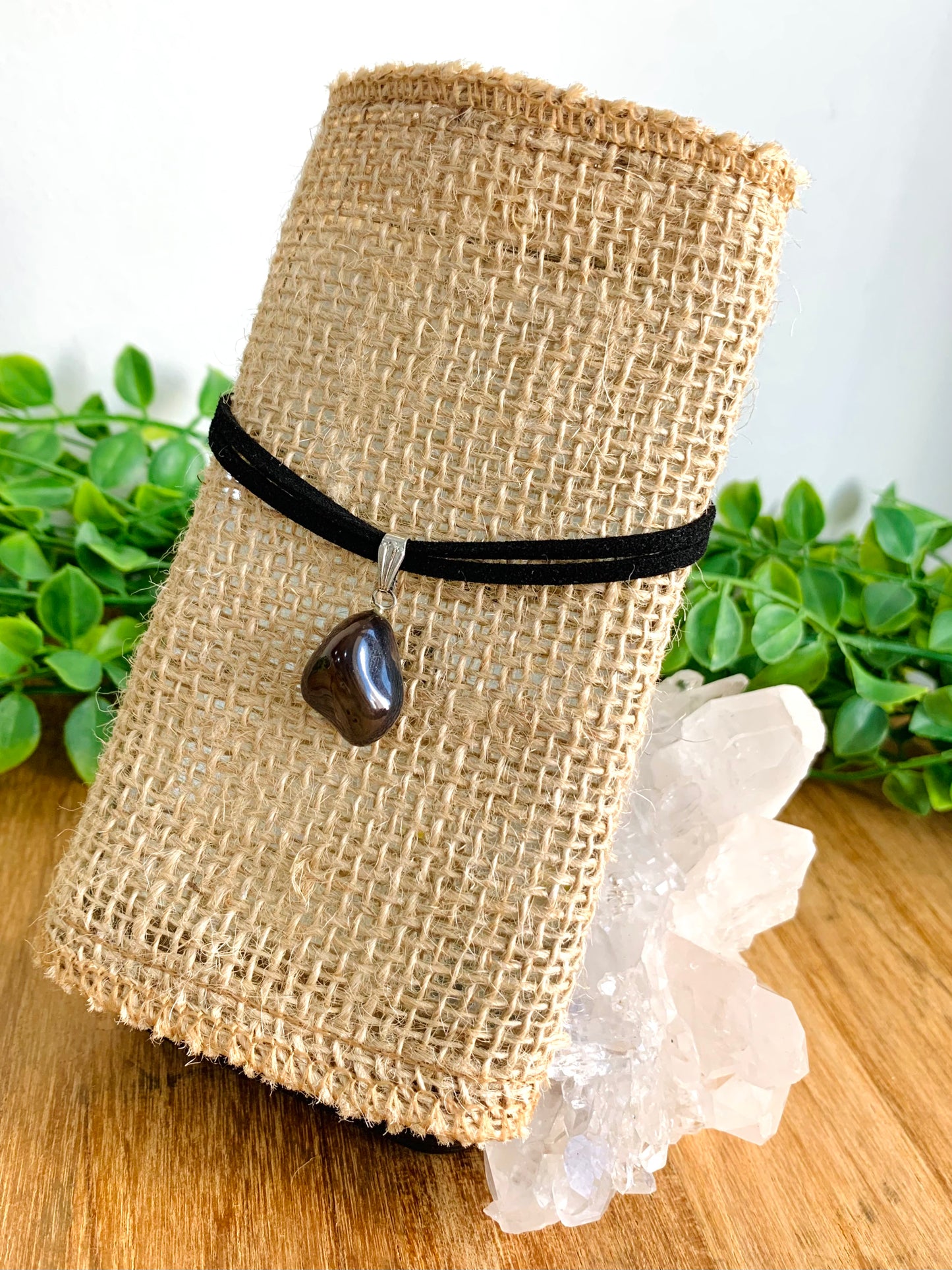 Pingente Obsidiana