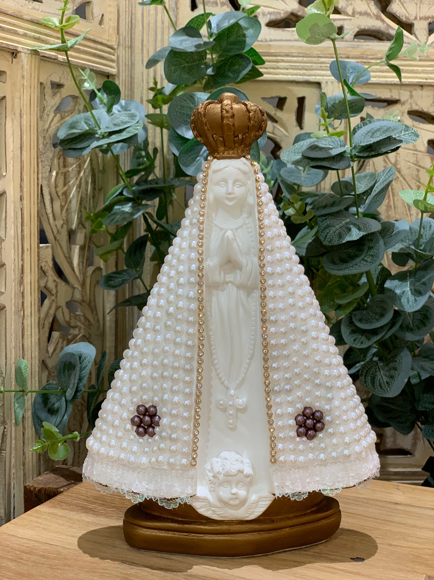 Nossa Senhora Aparecida Branca em Pérola
